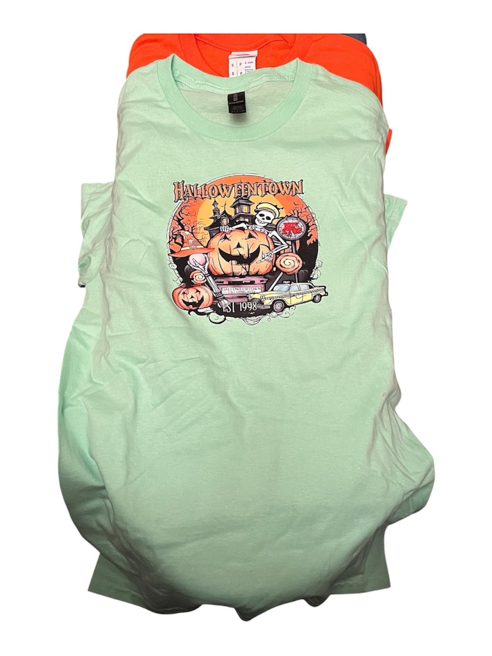 Men’s Medium Halloweentown Graphic Tee - Mint Green